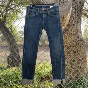 Rag & Bone Dre Low Rise Slim Boyfriend Jeans Size 25